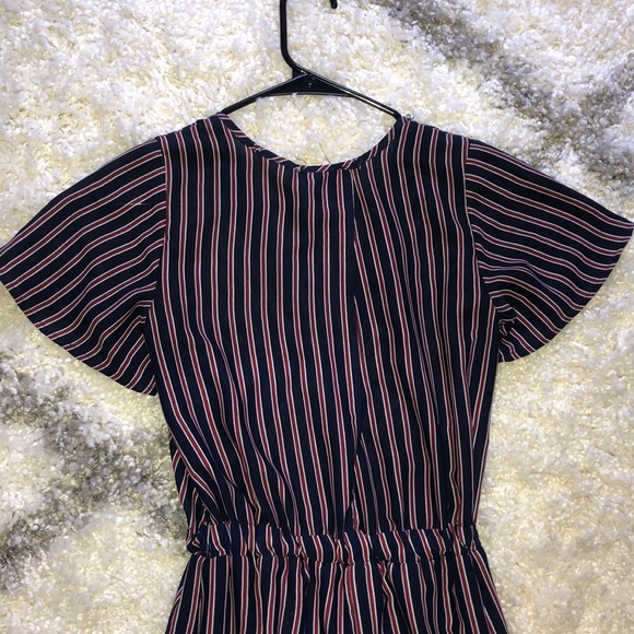 Navy striped jumpsuit! - Picture 3 of 3